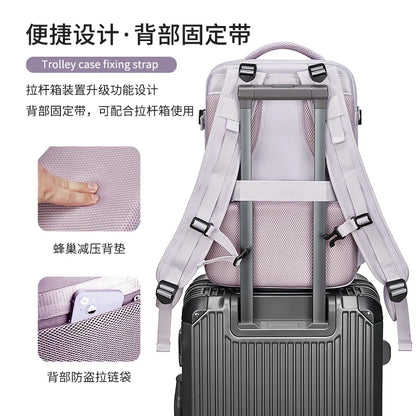 Women's Backpack Aesthetic Waterproof Fashion Bags 2024 Casual University Tarvel Laptop Backpacks for Ladies Daily Necessaire