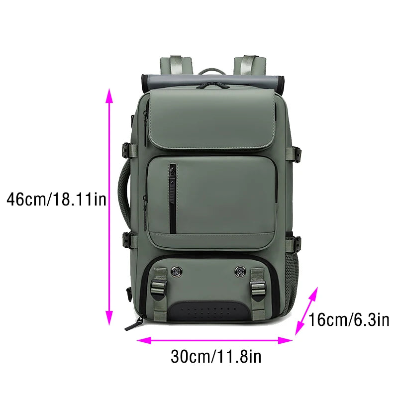 Women's Backpack Bags 2024 Large Capacity Waterproof Handbags Fashion Travel Hikking Lightweight Men Backpacks USB Charging Port
