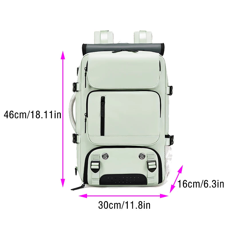 Women's Backpack Bags 2024 Large Capacity Waterproof Handbags Fashion Travel Hikking Lightweight Men Backpacks USB Charging Port