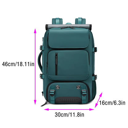 Women's Backpack Bags 2024 Large Capacity Waterproof Handbags Fashion Travel Hikking Lightweight Men Backpacks USB Charging Port