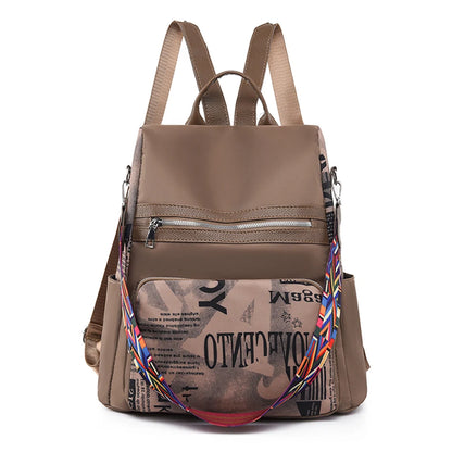 Women's Backpack Large Capacity Casual Back Pack Travel Bagpack Shoulder Bag High Quality Nylon Cloth Racksack Mochila Sac A Dos