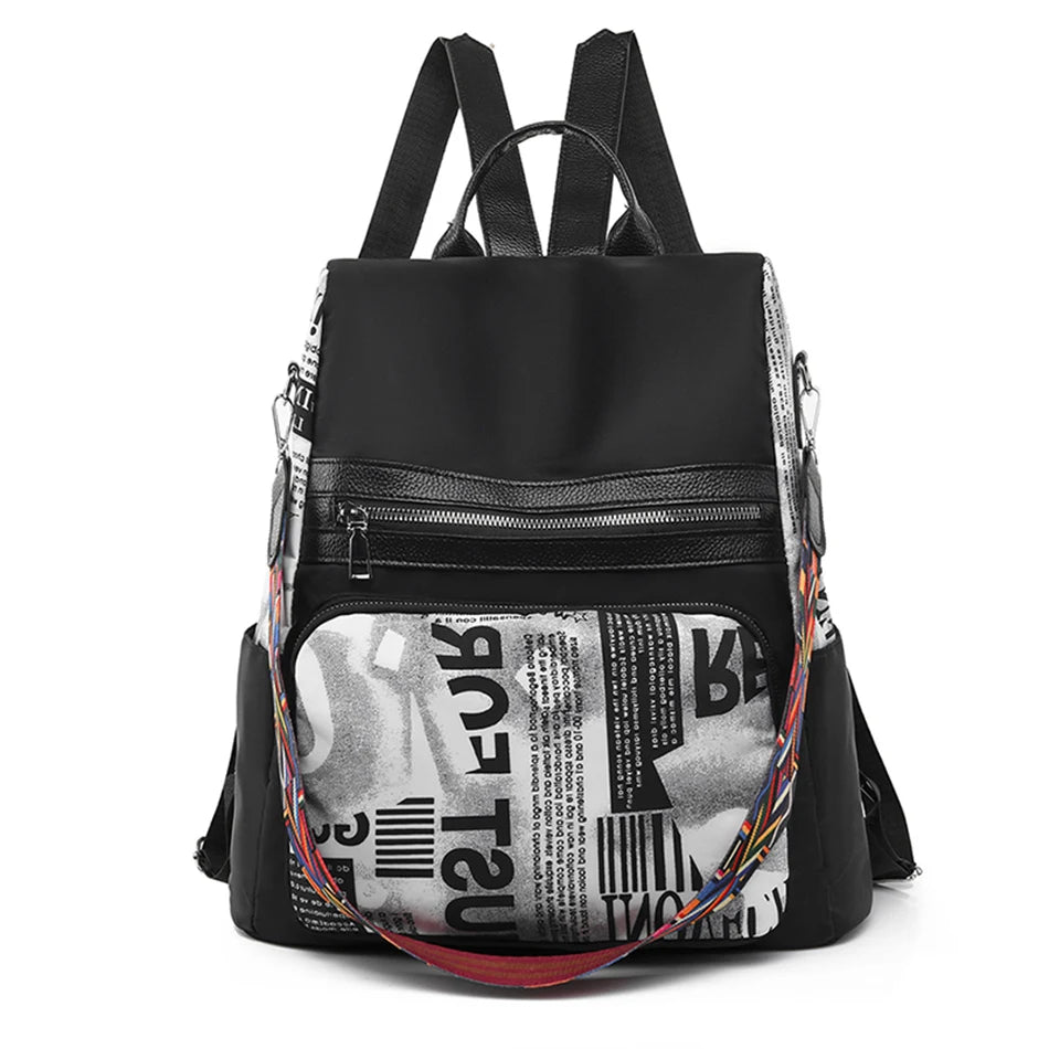 Women's Backpack Large Capacity Casual Back Pack Travel Bagpack Shoulder Bag High Quality Nylon Cloth Racksack Mochila Sac A Dos