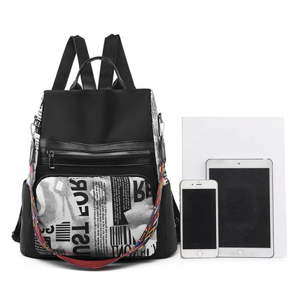 Women's Backpack Large Capacity Casual Back Pack Travel Bagpack Shoulder Bag High Quality Nylon Cloth Racksack Mochila Sac A Dos