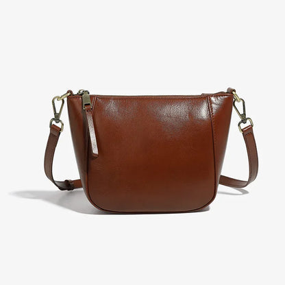 Women's Bag 2024 New High end Single Shoulder Small Bag Lightweight Dumpling Bag Made of Genuine Leathe