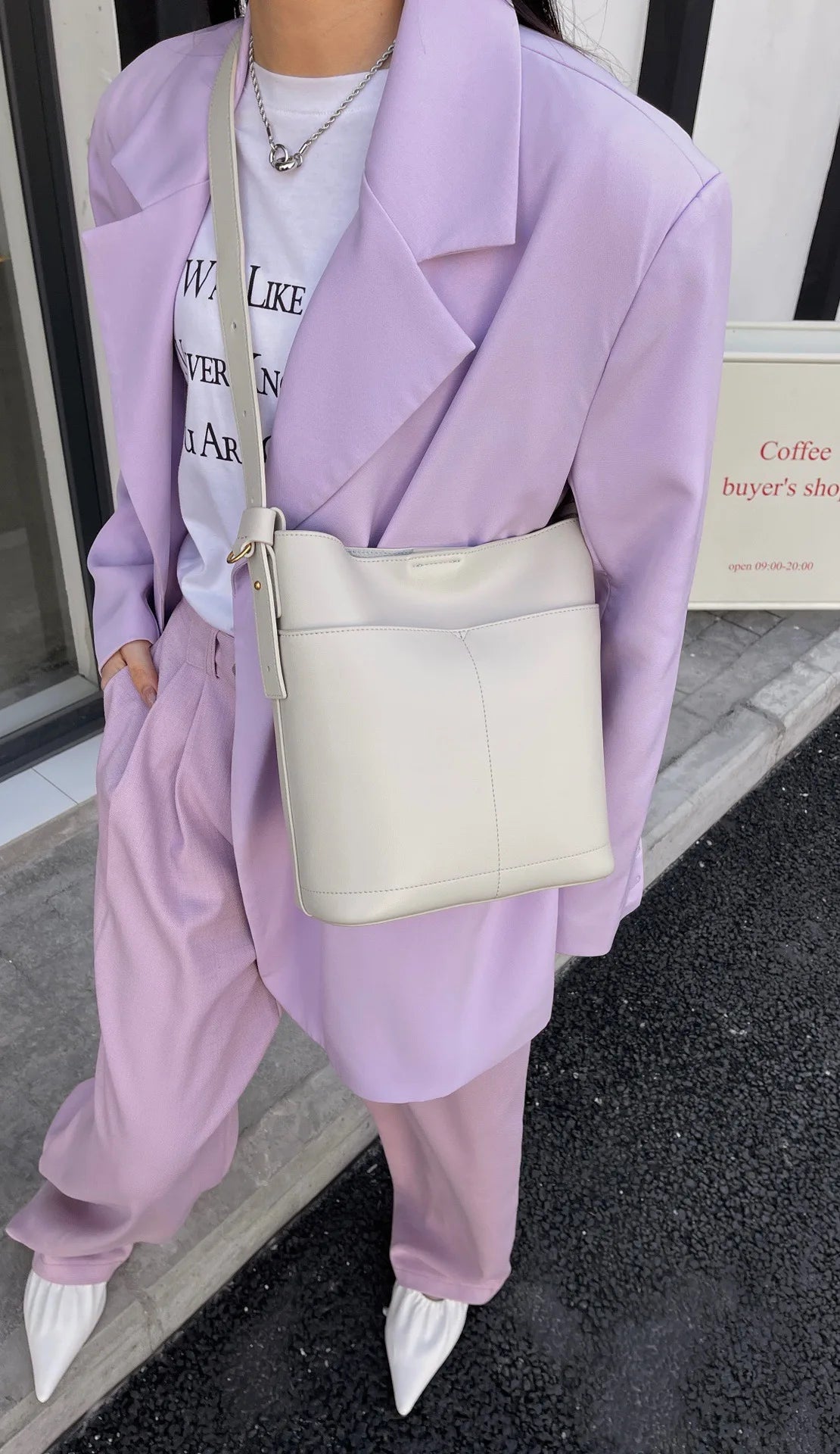 Women's Bag 2024 New Minimalist Commuter Bucket Bags Underarm Wide Shoulder Strap Crossbody Tote Solid Large Capacity Bolsas
