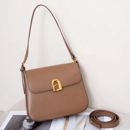 Women's Bag All-match Niche New Commuter Shoulder Bags Versatile Portable Crossbody Large Capacity Purses Simple Solid Handbags