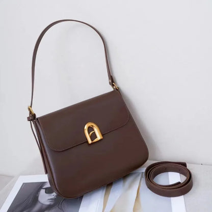 Women's Bag All-match Niche New Commuter Shoulder Bags Versatile Portable Crossbody Large Capacity Purses Simple Solid Handbags