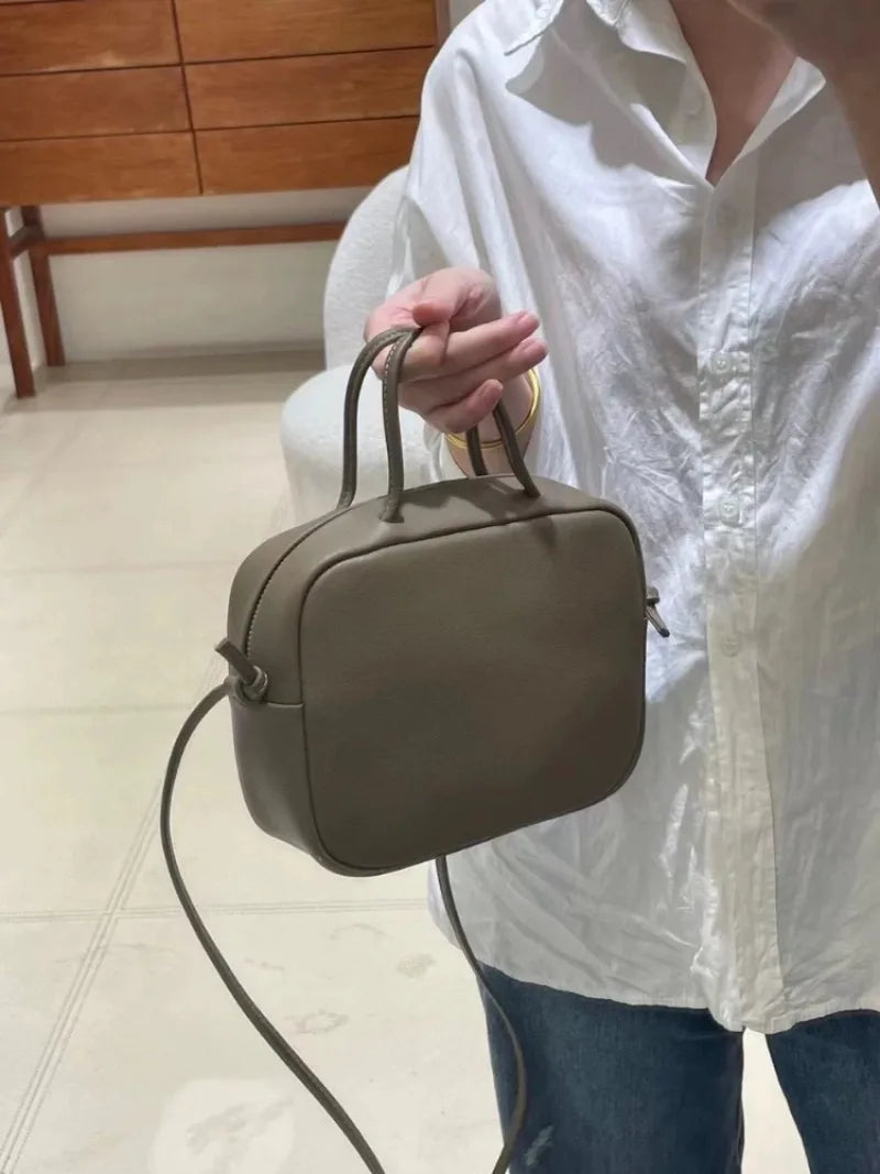 Women's Bag Luxury Designer Fashion Simple All-match Crossbody Square Bags High Quality Commuter Solid Handbags Bolsos Mujer