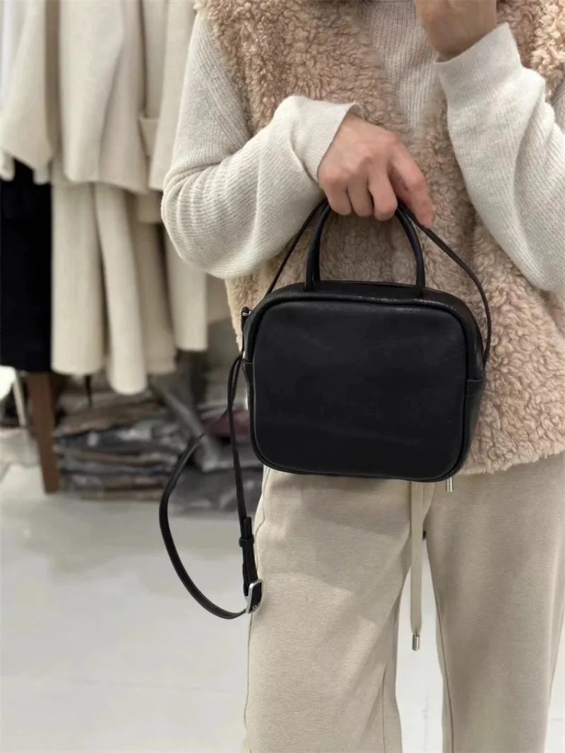 Women's Bag Luxury Designer Fashion Simple All-match Crossbody Square Bags High Quality Commuter Solid Handbags Bolsos Mujer