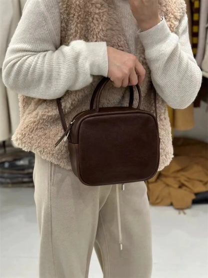 Women's Bag Luxury Designer Fashion Simple All-match Crossbody Square Bags High Quality Commuter Solid Handbags Bolsos Mujer