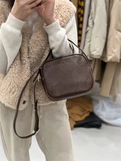 Women's Bag Luxury Designer Fashion Simple All-match Crossbody Square Bags High Quality Commuter Solid Handbags Bolsos Mujer