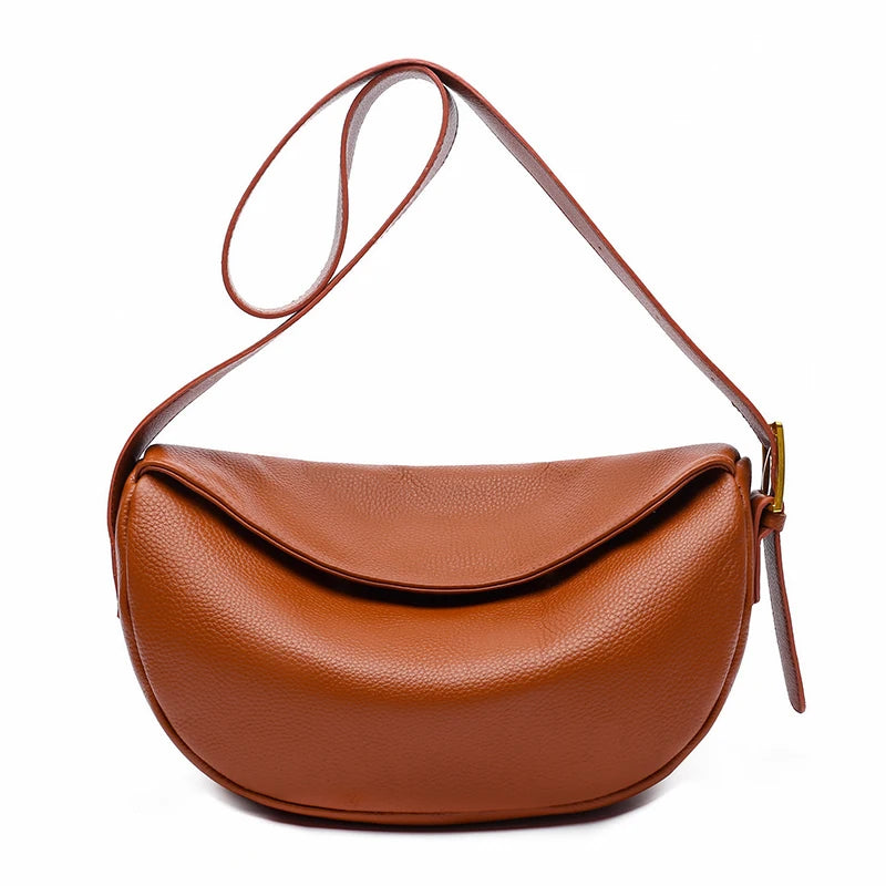 Women's Bag New Soft Natural Genuine Leather Women Handbag Designer Female Crossbody Bag Fashion Luxury Ladies Shoulder Tote Sac