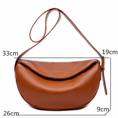 Women's Bag New Soft Natural Genuine Leather Women Handbag Designer Female Crossbody Bag Fashion Luxury Ladies Shoulder Tote Sac