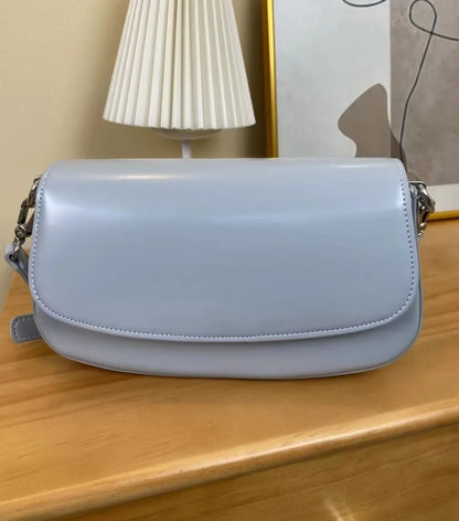 Women's Bag Niche 2024 New Genuine Leather Underarm Crossbody Handbags Fashion Simple Solid All-match Commuter Bolsas Mujer