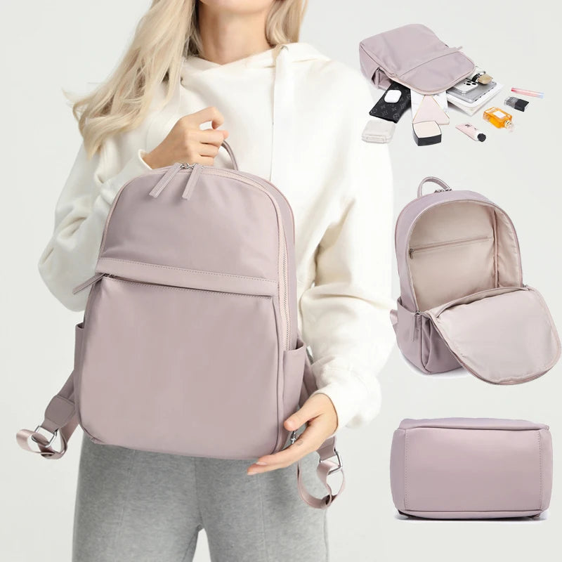 Women's Bag Simple Casual Fashion Oxford Waterproof Luxury 2024 Travel Airplane Backpacks Daily Commuting Ultralight Backpack