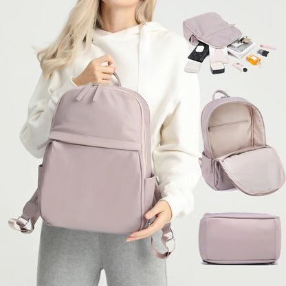 Women's Bag Simple Casual Fashion Oxford Waterproof Luxury 2024 Travel Airplane Backpacks Daily Commuting Ultralight Backpack