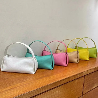 Women's Bag Simple Niche Design 2024 Spring New Genuine Leather Handbags Fashion All-match Underarm Shoulder Bags Female Purses