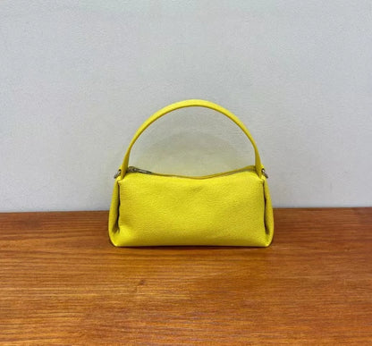 Women's Bag Simple Niche Design 2024 Spring New Genuine Leather Handbags Fashion All-match Underarm Shoulder Bags Female Purses