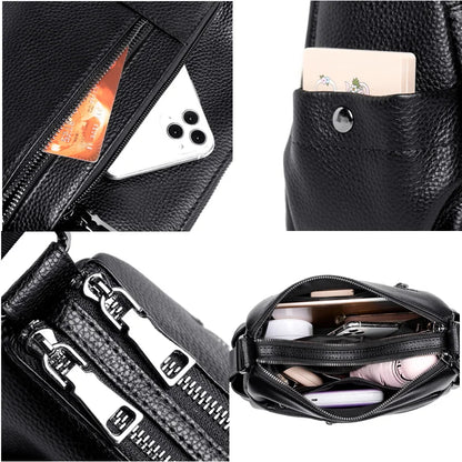 Women's Bag Soft Genuine Leather Handbags Designer Large Capacity Women Shoulder Bags 2022 High Quality Female Messenger bag Sac