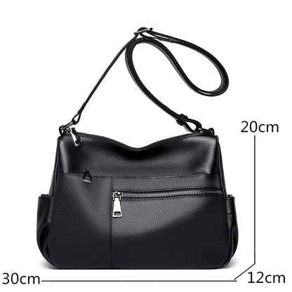 Women's Bag Soft Genuine Leather Handbags Designer Large Capacity Women Shoulder Bags 2022 High Quality Female Messenger bag Sac