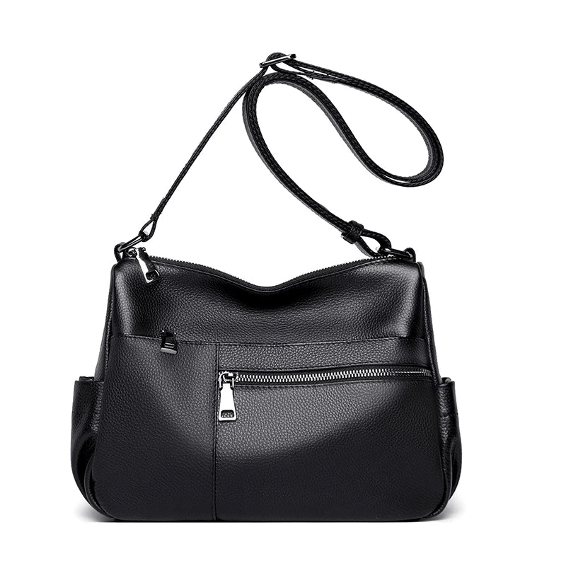 Women's Bag Soft Genuine Leather Handbags Designer Large Capacity Women Shoulder Bags 2022 High Quality Female Messenger bag Sac