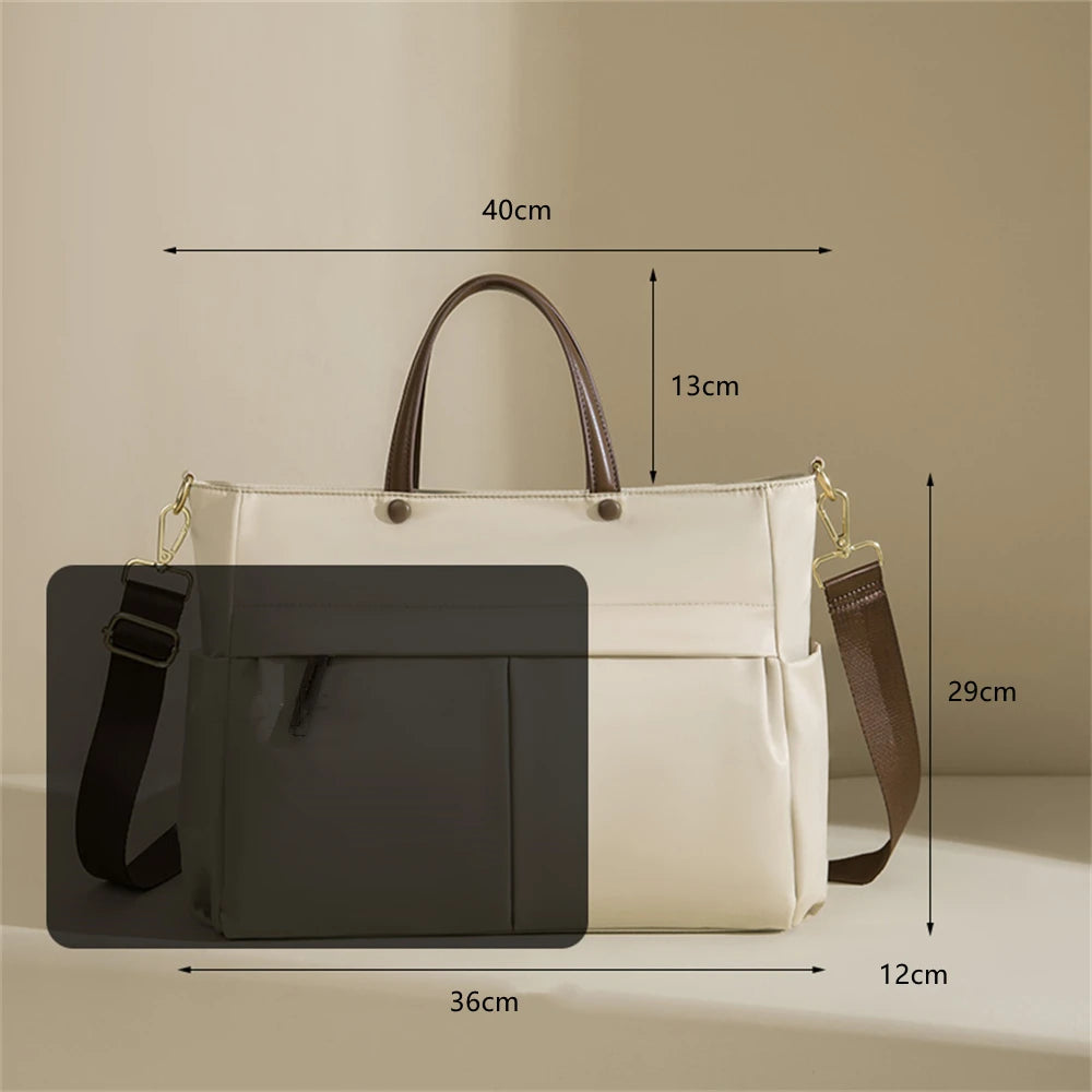 Women's Bag Waterproof  Wear-resistant Soft Solid Bags For Women Accommodates 15.6-inch laptops Handbag Shoulder Bag Tote  Bags