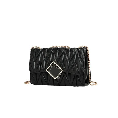 Women's Bags 2024 Fashion Trend Chain Pleated Shoulder Crossbody Bag  Luxury Bags