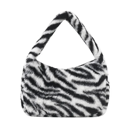 Women's Bags 2024 New Korean Style Fashion Plush Tote Bag Shoulder Crossbody Bag Ladies Hand Bags Designer Bags Luxury Bag
