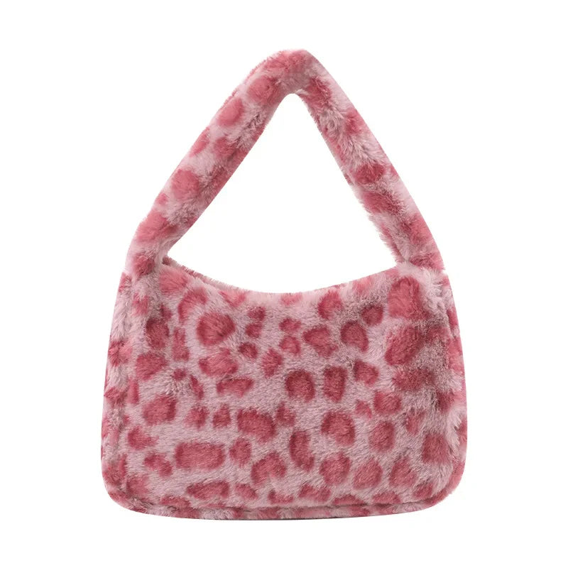 Women's Bags 2024 New Korean Style Fashion Plush Tote Bag Shoulder Crossbody Bag Ladies Hand Bags Designer Bags Luxury Bag