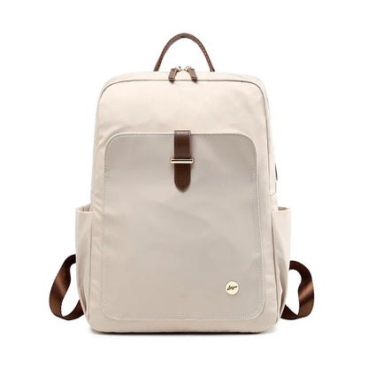 Women's Bags Simple 15.6inch Handbag Nylon Casual Notebook Travel Back Pack Fashion High Quality Waterproof Girl Small Backpacks