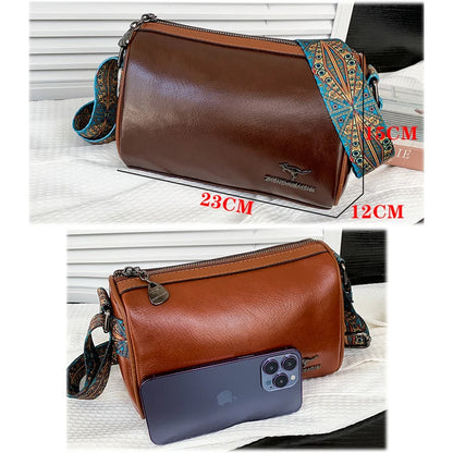 Women's Branded Bag 2024 Women's Handbags High Quality PU Leather Shoulder Crossbody Bags New Luxury Women's Designer Bag Sac