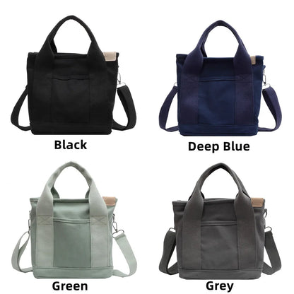 Women's Canvas Fashion Shoulder Bags Luxury Designer Large-capacity Female Crossbody Bags Leisure Convenient Shopping Handbags