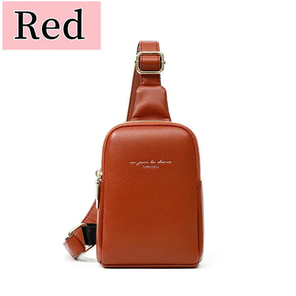 Women's Chest Pack Hip Hop Banana Belt Mini High Quality Cross body s Female PU Leather Waist Bags Purse Pocket 2024