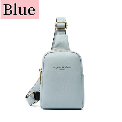 Women's Chest Pack Hip Hop Banana Belt Mini High Quality Cross body s Female PU Leather Waist Bags Purse Pocket 2024