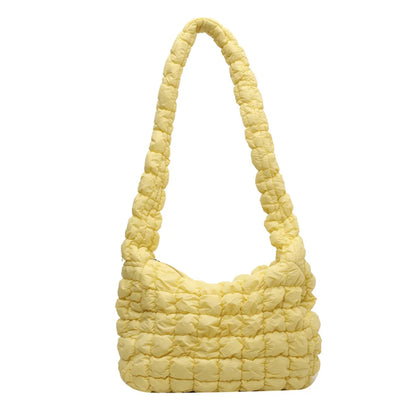 Women's Clouds Pleat Shoulder Bag Ladies Versatile Casual Messenger Bag New Fashion Dumplings Handbags Ladies Underarm Bag