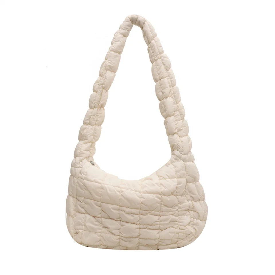 Women's Clouds Pleat Shoulder Bag Ladies Versatile Casual Messenger Bag New Fashion Dumplings Handbags Ladies Underarm Bag