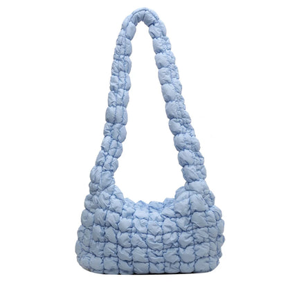 Women's Clouds Pleat Shoulder Bag Ladies Versatile Casual Messenger Bag New Fashion Dumplings Handbags Ladies Underarm Bag