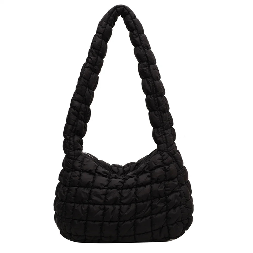 Women's Clouds Pleat Shoulder Bag Ladies Versatile Casual Messenger Bag New Fashion Dumplings Handbags Ladies Underarm Bag