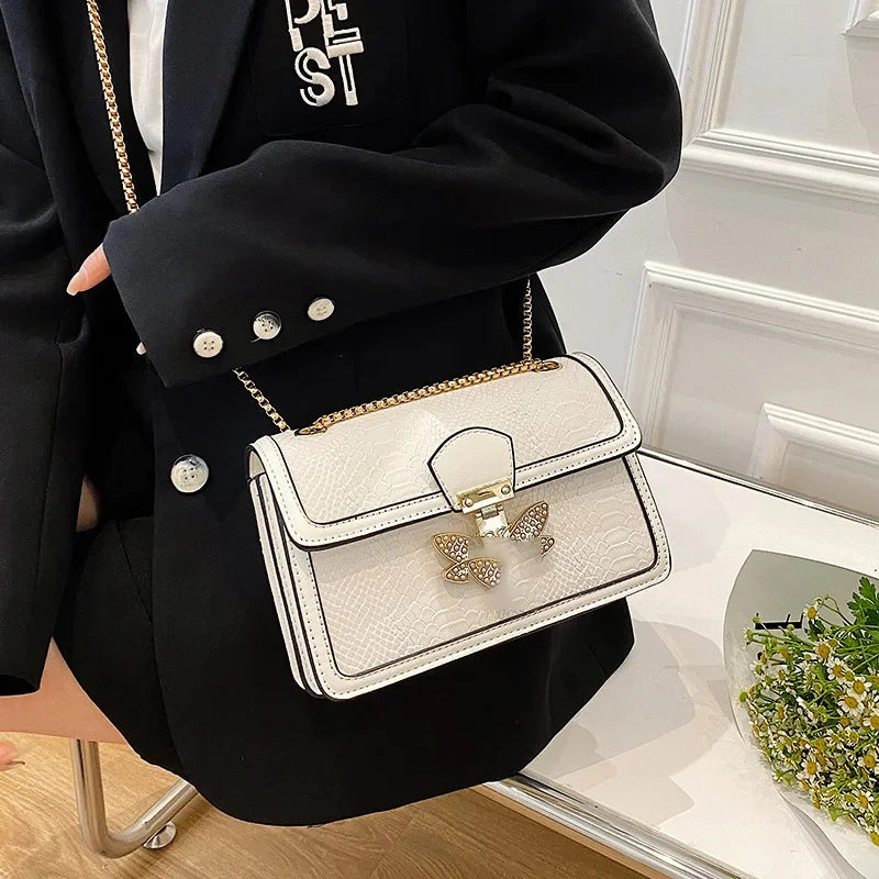 Women's Crossbody 2024 Summer Chain Shoulder Bag Female Luxury Handbag Designer Fashion Versatile