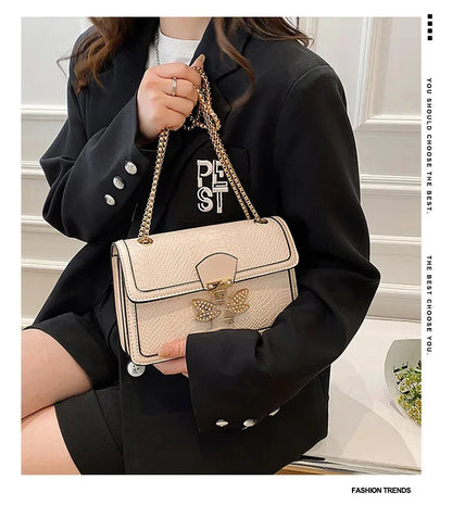 Women's Crossbody 2024 Summer Chain Shoulder Bag Female Luxury Handbag Designer Fashion Versatile