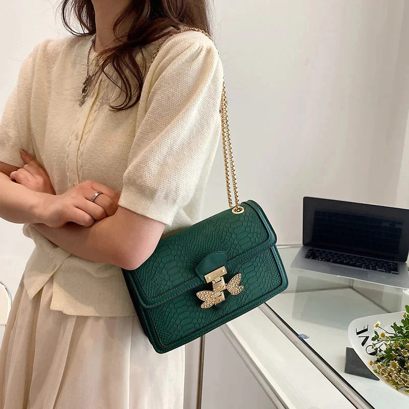 Women's Crossbody 2024 Summer Chain Shoulder Bag Female Luxury Handbag Designer Fashion Versatile