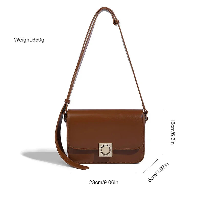 Women's Crossbody Small Square Niche Design Tofu 2024 Versatile Shoulder High-end Fashion Simple Armpit Bag Handbag