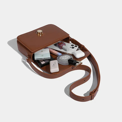 Women's Crossbody Small Square Niche Design Tofu 2024 Versatile Shoulder High-end Fashion Simple Armpit Bag Handbag