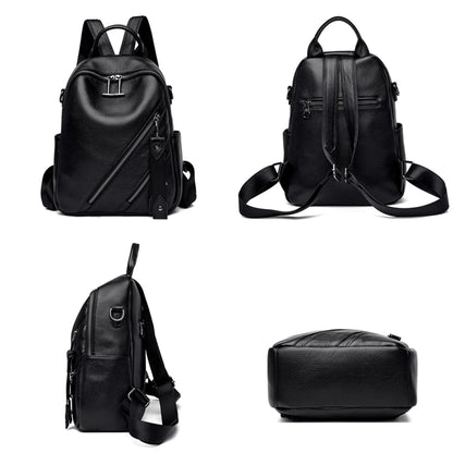 Women's Designer Backpack Casual Back Pack for Women High Quality Genuine Leather Backpacks Female School Bags for Teenage Girls