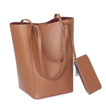 Women's Designer Large Capacity Handbags Fashion Soft Shopping Tote Versatile Solid Casual Commuter All-match Shoulder Bags