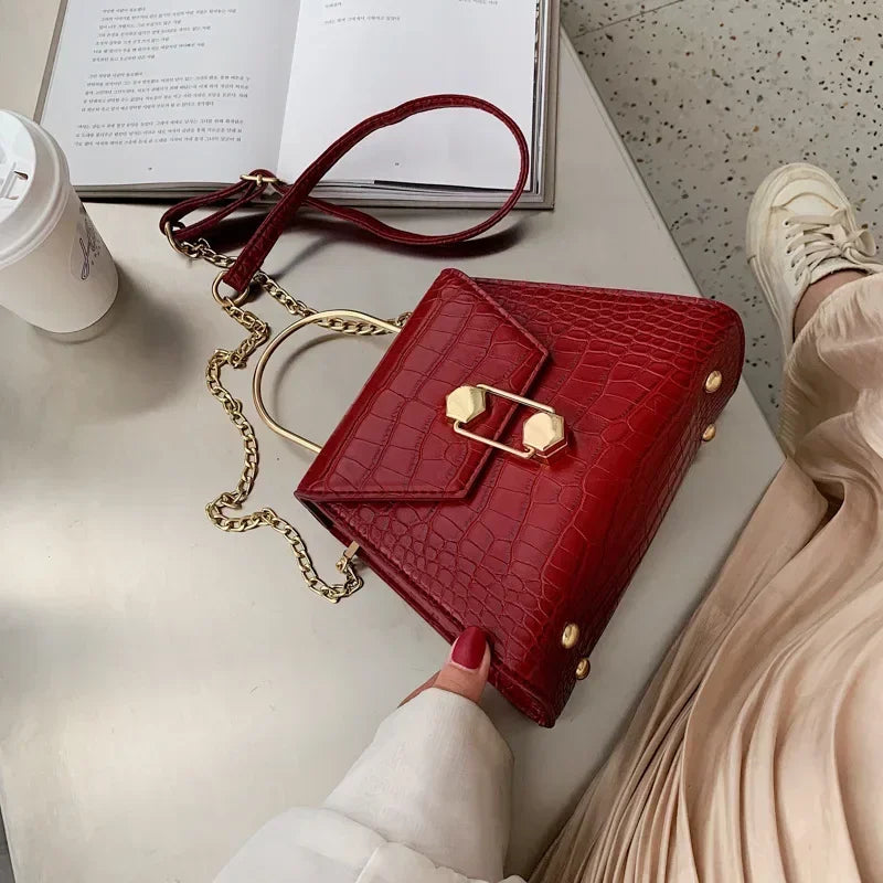 Women's Designer Luxury Handbag 2020 Fashion New High quality PU Leather Women Handbags Stone pattern Shoulder Messenger Bag