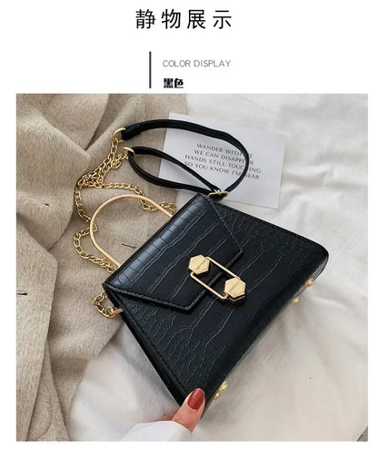 Women's Designer Luxury Handbag 2020 Fashion New High quality PU Leather Women Handbags Stone pattern Shoulder Messenger Bag