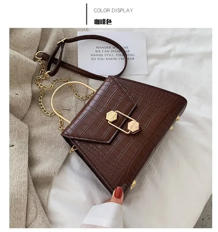 Women's Designer Luxury Handbag 2020 Fashion New High quality PU Leather Women Handbags Stone pattern Shoulder Messenger Bag