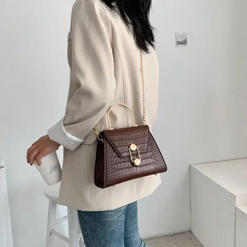 Women's Designer Luxury Handbag 2020 Fashion New High quality PU Leather Women Handbags Stone pattern Shoulder Messenger Bag