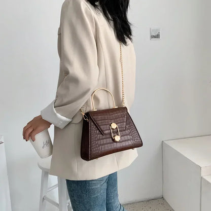 Women's Designer Luxury Handbag 2020 Fashion New High quality PU Leather Women Handbags Stone pattern Shoulder Messenger Bag